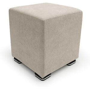 ALTEREGO DIVANI Pouf Pouf square tissu dublin taupe