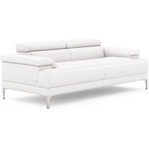 EGOITALIANO Canapé cuir Soul maxi 2 places cuir blanc