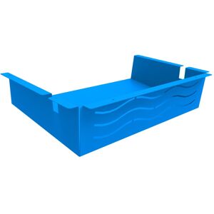 Casier métal pour table scolaire - bleu - Lot de 2