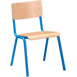 Chaise scolaire SYLLAB Taille 5 - CE2/ CM1 bleu - Lot de 2 Gris