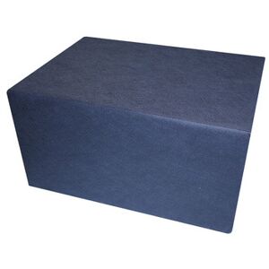 Iwh Cube en mousse, dimensions: 550 x 400 x 300 mm, bleu Tabac