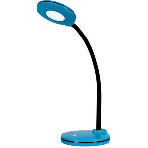 Hansa Lampe LED Splash Lagoon,avec variateur. Dim. Tête D10,5 cm, bras flexible H32 cm, socle D13 cm