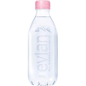 Evian Eau Evian Nude 40 cl - Carton de 24 bouteilles Aluminium