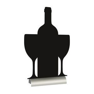 Securit Ardoise de table SILHOUETTE 'Vin'