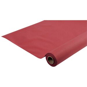 Nappe en rouleau papier non tissé Airlaid - 50x1,20m - Bordeaux Ivoire