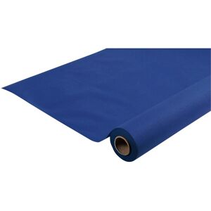 Nappe en rouleau papier non tissé Airlaid - 50x1,20m - Bleu marine Bleu ciel