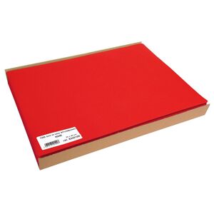 Barquette de 100 sets de table spundbond, unis - Format 30x40cm - Rouge - Lot de 5