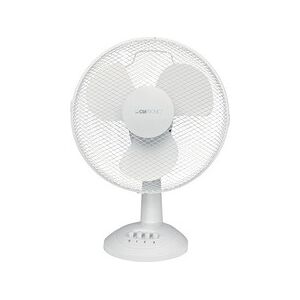 Clatronic Ventilateur de table VL 3602, diamètre: 300 mm Gris clair / bleu translucide