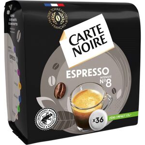 Carte noire Dosettes de café Expresso n°8 Carte Noire - Paquet de 36