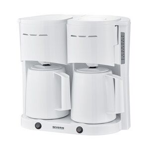 Severin Cafetière électrique duo KA 9314, blanc