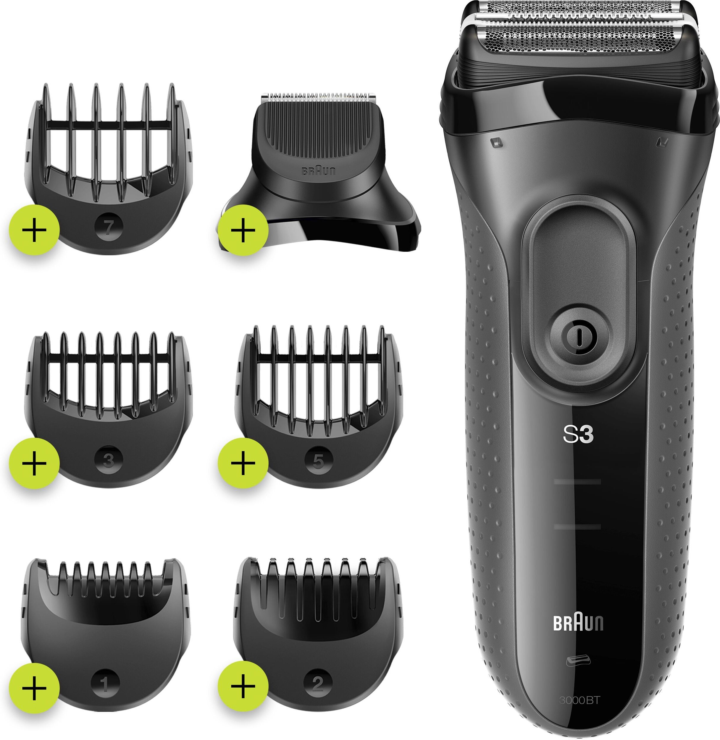 Braun Rasoir électrique Série 3 shave&style 3000 BT