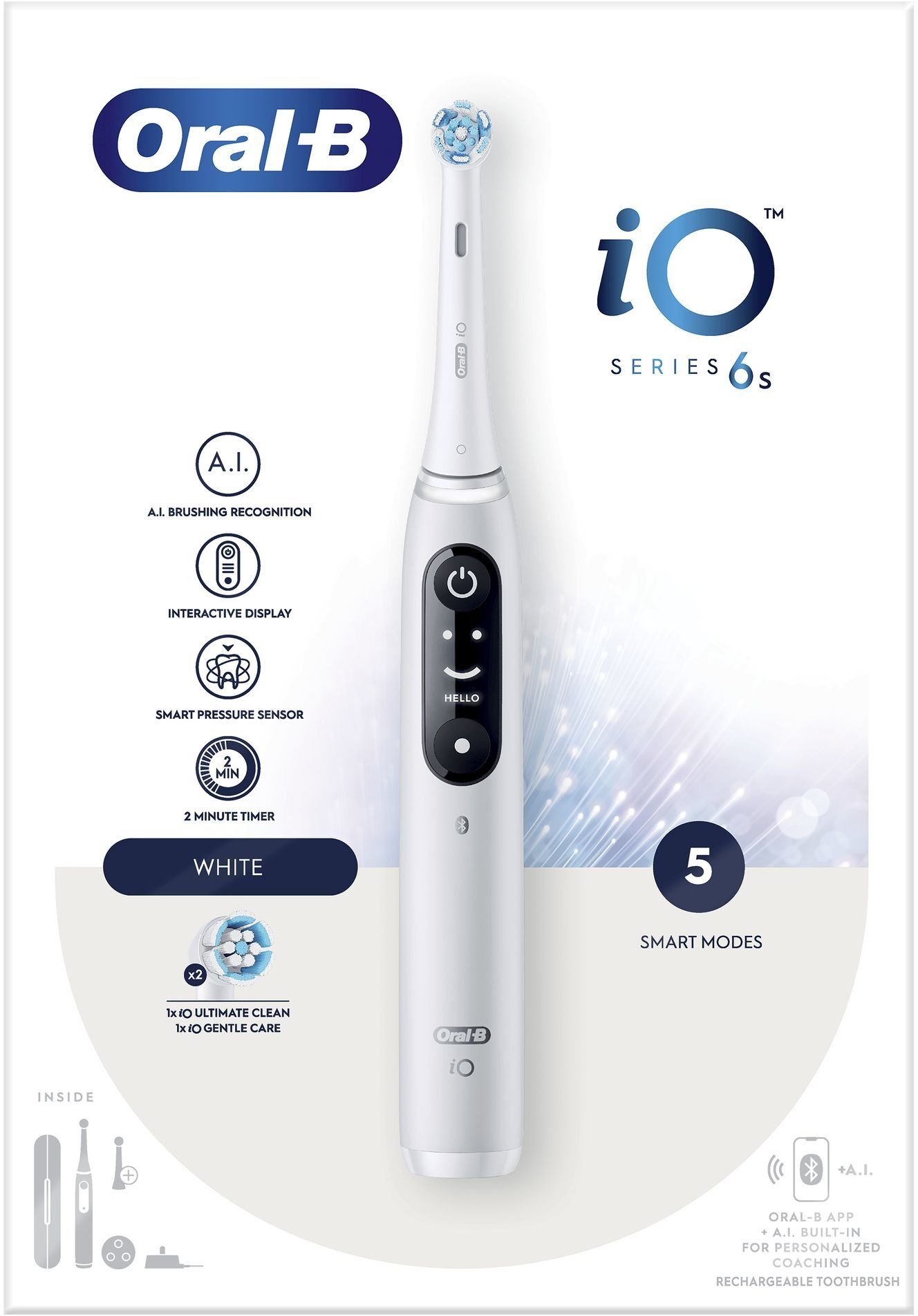 ORAL B Hygiène dentaire iO6 Series brosse à dents électrique