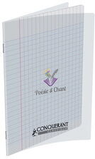 Conquerant Cahier de Poésie & Chant, 170 x 220 mm - Lot de 20