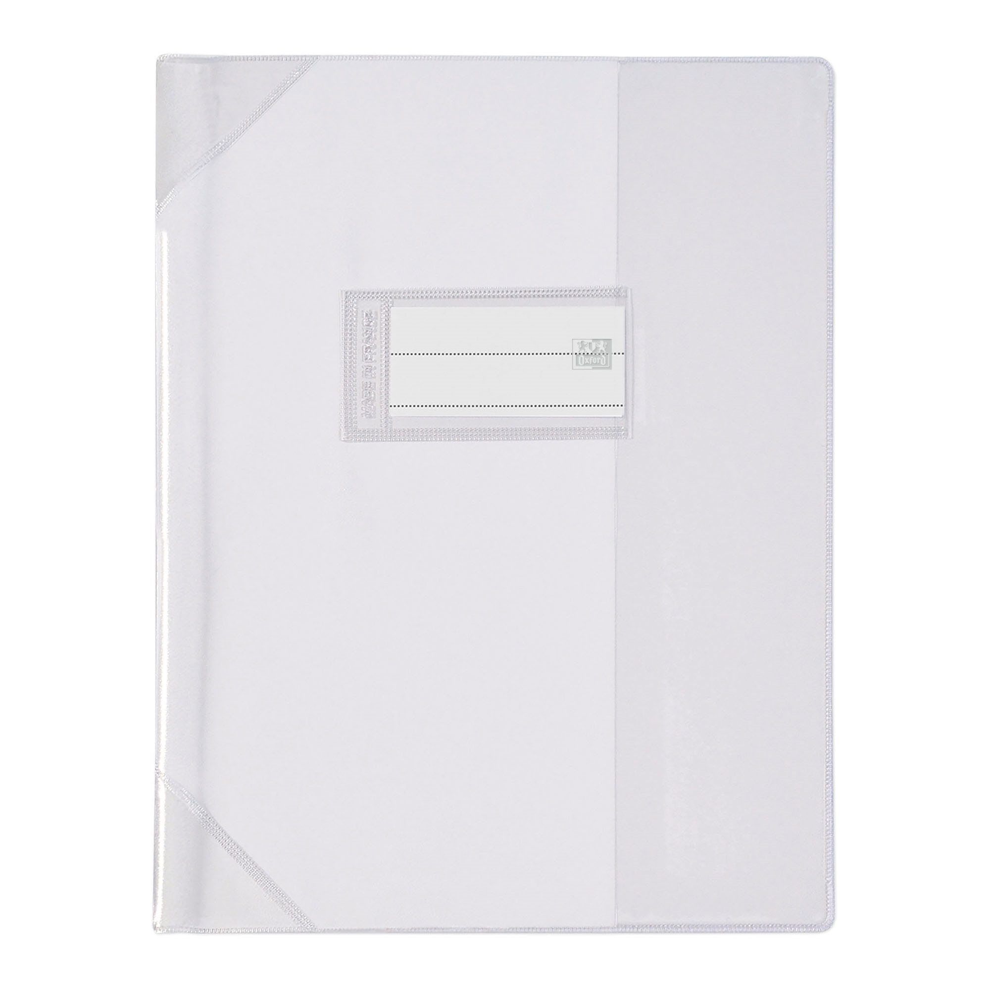 Oxford Protège cahier Strong Line 17 x 22 cm incolore 15/100ème - Lot de 25