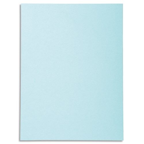 Exacompta Paquet de 50 chemises FOREVER en carte 170g. Coloris bleu - Lot de 2