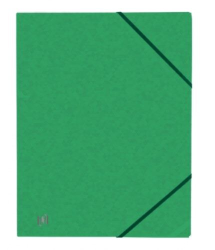 Oxford Chemises 3 rabats à élastiques Top File en carte lustrée 5/10e,390g. Format 17x22cm. Assortis - Lot de 50
