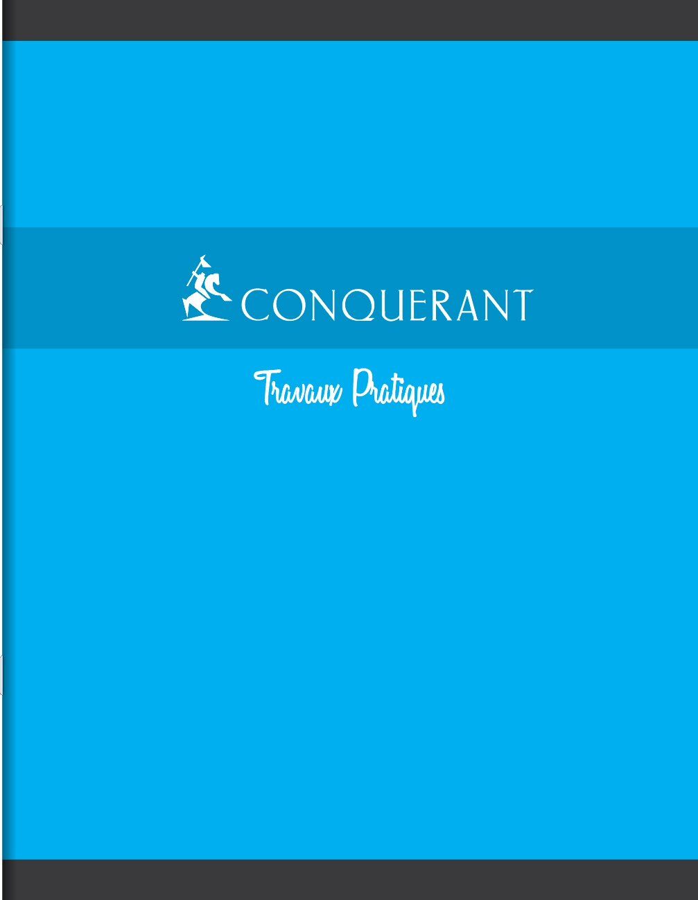 Conquerant 7 Cahier travaux pratique 17x22cm 48 pages Seyès + 48 pages dessin 70g - Lot de 20