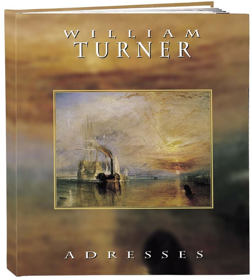 Agendas exacompta Répertoire thème WILLIAM TURNER - Visuel