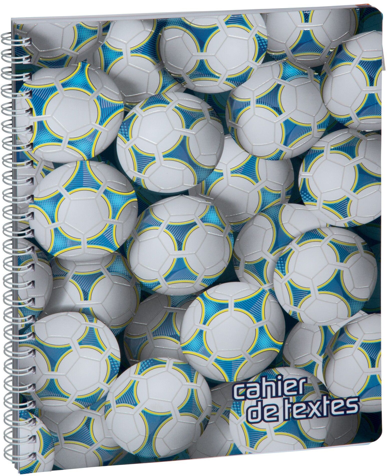 Agendas exacompta Cahier de textes Sports Foot 17 x 22 cm - Lot de 6 Turquoise