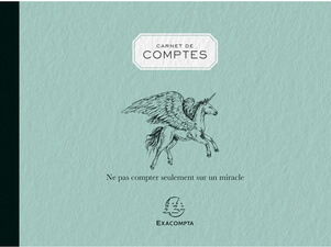 Exacompta Carnet de comptes pocket 11x15cm 40 pages - Lot de 6