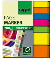 Sigel Marque-page repositionnable Film Mix micro & mini - Lot de 3