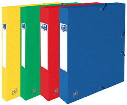 Oxford Boîte de classement Top File+, A4, lot de 4, assorti - Lot de 2