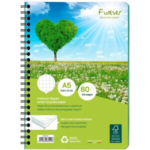 Clairefontaine Cahier recyclé Forever Premium A5 - petits carreaux -