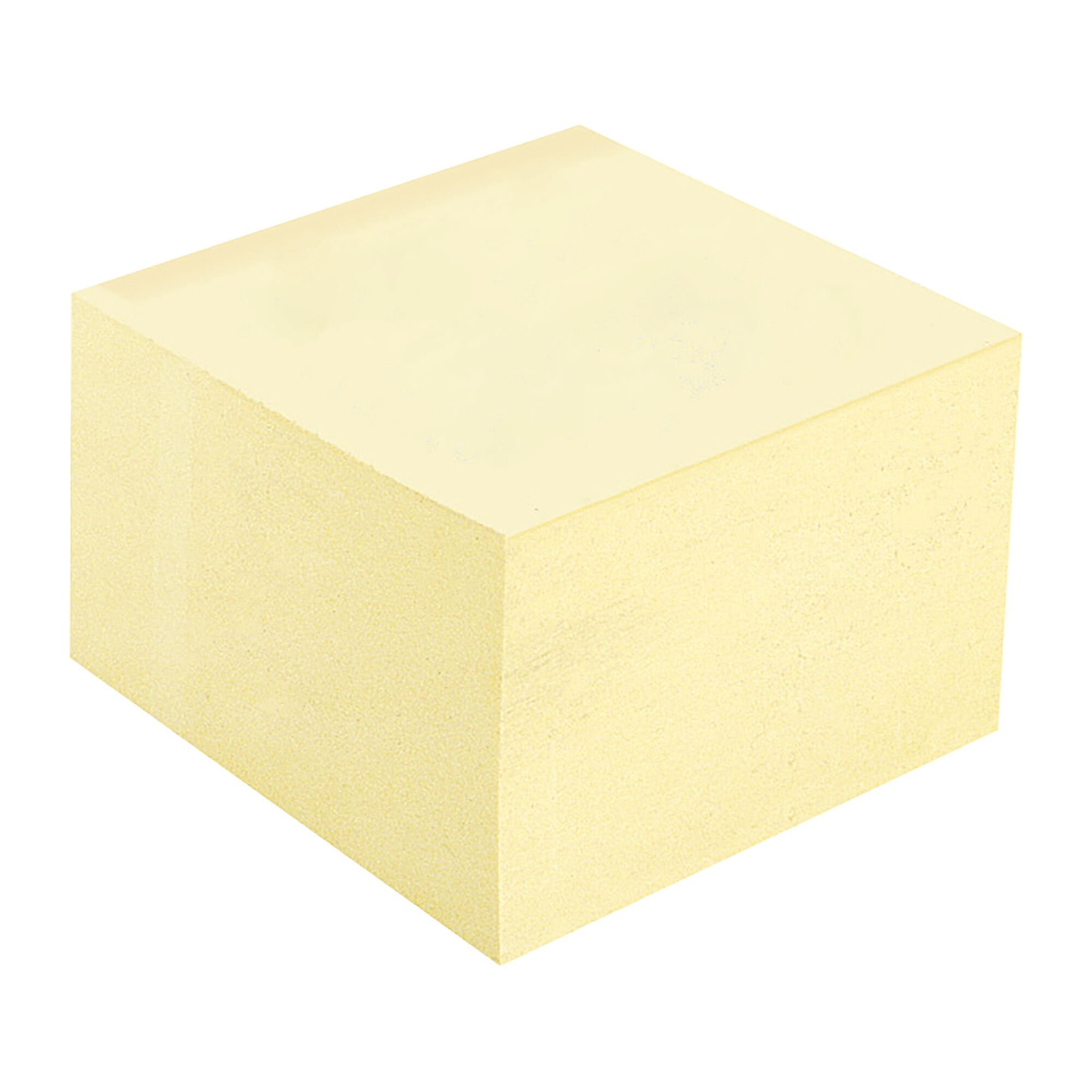 Bloc cube jaune Post-it 76 x 76 mm - bloc de 450 feuilles Magenta