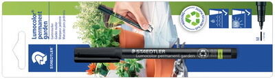 Staedtler Marqueur pour le jardin Lumocolor garden, noir - Lot de 7