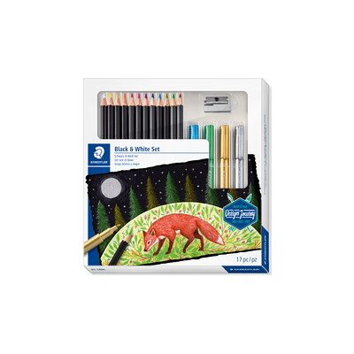 Staedtler Kit de dessin Black & White Design Journey -