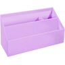 Range-lettres 3 compartiments Exacompta Aquarel en carton mauve