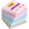 Notes couleurs Soulful Super Sticky Post-it 76 x 76 mm - bloc de 90 feuilles - Lot de 12