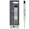 Recharge d'encre QUINK pour stylo bille M Parker - Noir - Blister de 3 Or