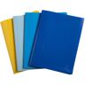 Protège-documents Bee Blue Exacompta polypropylène A4 30 pochettes - 60 vues couleurs assorties - Lot de 4 Jaune