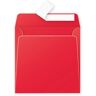 Clairefontaine Carton de 200 enveloppes Pollen 165x165mm 120g/m² - Rouge groseille Incolore