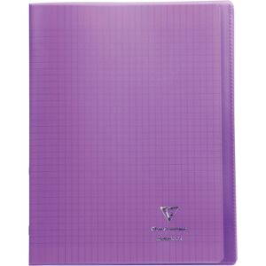 Cahier Koverbook Clairefontaine 24 x 32 cm grand carreaux 96