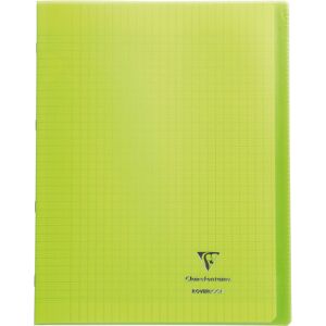 Cahier Koverbook Clairefontaine 24 x 32 cm grand carreaux 96