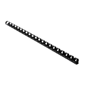 Exacompta Baguette reliure anneaux plastique 12 mm noir - Boîte