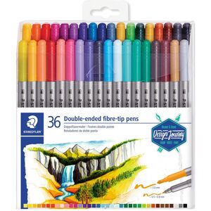 Staedtler Feutres de coloriage double pointe Design Journey couleurs assorties