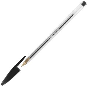 Stylo bille Bic Cristal - noir - Lot de 50