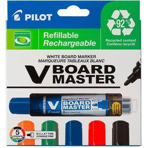 Marqueur effaçable V-BOARD MASTER PILOT encre liquide pointe ogive fine