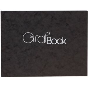 Clairefontaine Graf'Book 360° carnet cousu dos brut 100F 15,2x21cm 100g