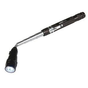 uniTEC Lampe de poche LED telescopique avec aimant - Lot de 2