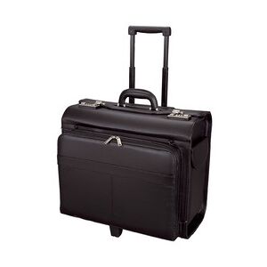 Alassio Valise pour pilotes 'SAN REMO', en similicuir, noir