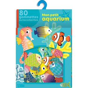Lito diffusion Boîte de 80 gommettes sur le thème de mon premier aquarium. A partir de 3 ans - Lot de 3