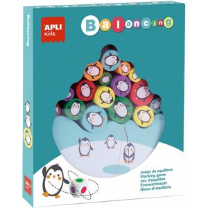 Apli kids Puzzle 16 pièces sur le thème des pingouins, jeu d'équilibre Vert bourgeon