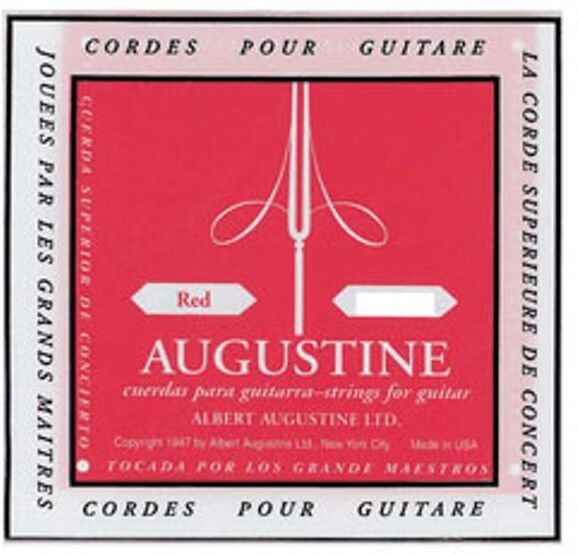 AUGUSTINE RE 4Ã¨me ROUGE FILEE ARGENT