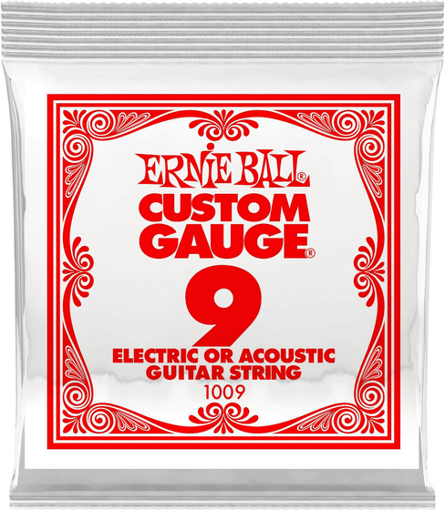 ERNIE BALL 1009 CORDE GUITARE ELEC ACIER PLEIN 009