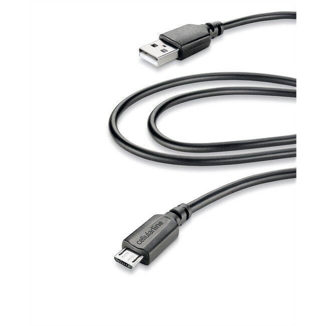 Norauto Câble Usb Micro Usb Cellular Line Noir 2 M Norauto Câble Usb Micro Usb Cellular Line Noir 2 M