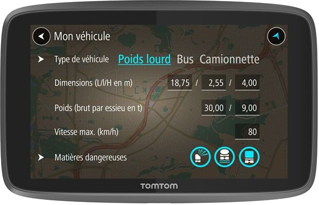 TomTom Gps Camion Tomtom Go Professional 620 Europe 49 Pays